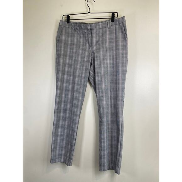 Adrienne Vittadini Pink & Gray Dress Pants - Size 12 - Picture 2 of 13